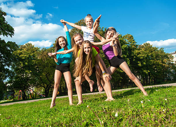 istock Happy children playing outdoors 523580249