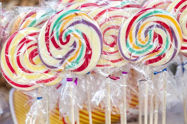 istock Many sweet and colorful candy placed for sale 523580773