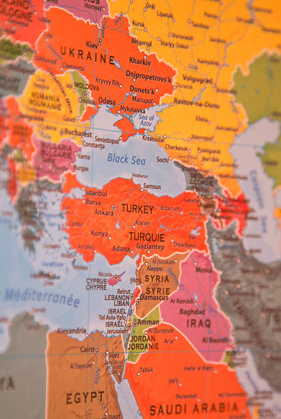 istock European Map Focus Ukraine 523581127