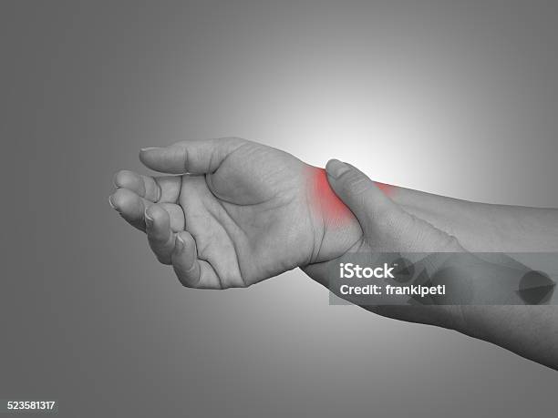 Woman With Wrist Pain Stock Photo - Download Image Now - Adult, Alternative Therapy, Arthritis