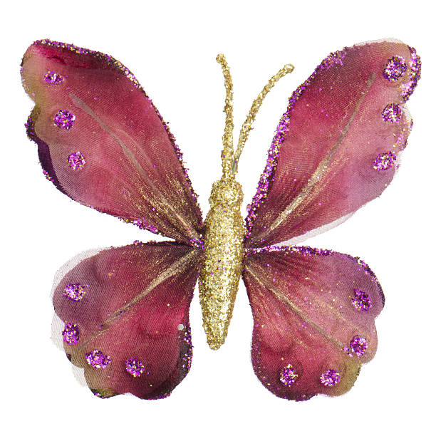 istock Butterfly Christmas tree ornament 523581339