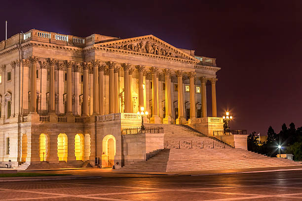 istock Senate US Capitol North Side  Night Stars Washington DC 523581609
