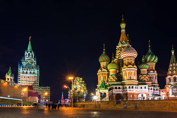 Red Square at the evening, Moscow, Russia