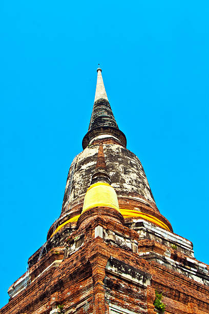 istock beautiful statue of Buddhas in temple Wat Yai Chai Mongkol 523596435