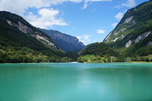 turquoise lake in mountains II