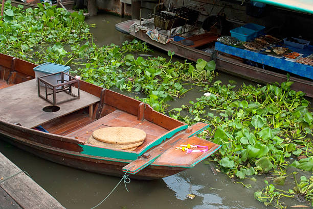 Boat at floating market
