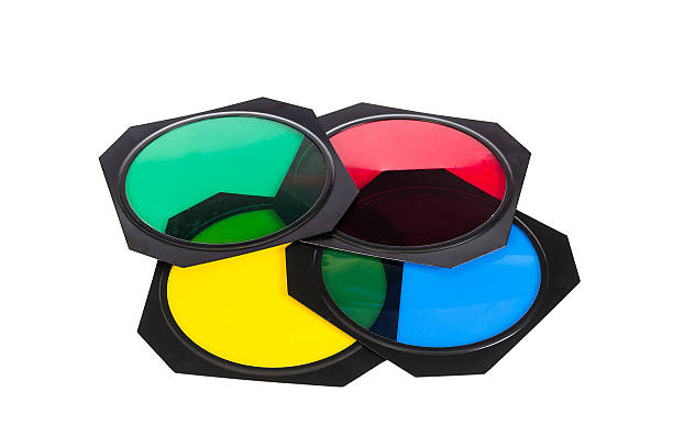 istock Color filters on a white background 523600117