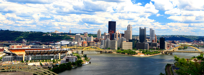 Panoramic view of Pittsburgh