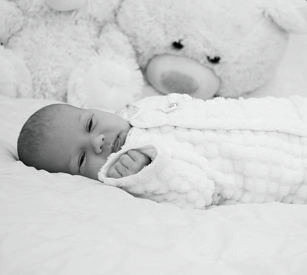 istock Adorable baby newborn 523602605