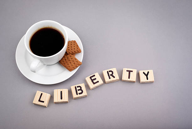 istock Text: Liberty from wooden letters 523614700