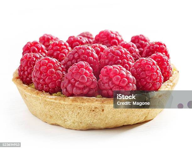 Raspberry Tart Stock Photo - Download Image Now - Baked, Baked Pastry Item, Baking