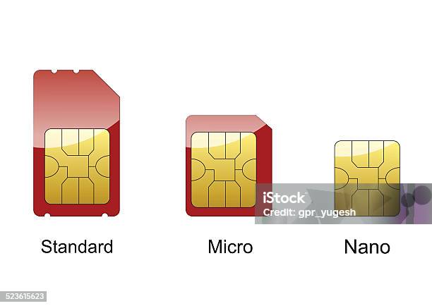 Sim Sim Classification Simtypes Stock Illustration - Download Image Now - Memory Card, Small ...