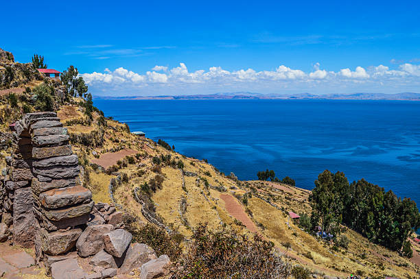 istock Lake Titicaca - Taquille Island 523616182