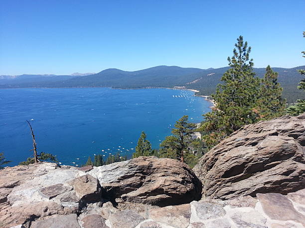 istock Lake Tahoe with Boats 523616853
