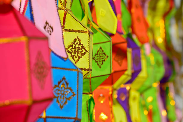 istock colorful fabric northen thailand lanterns in day time 523616931