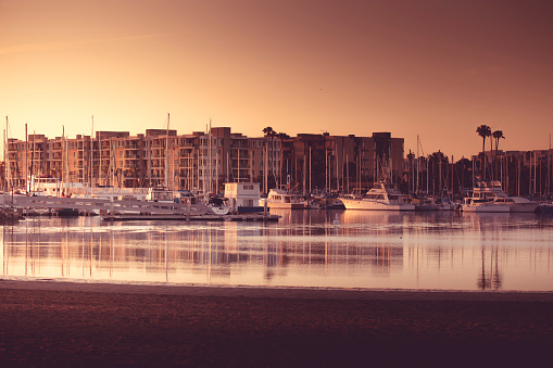 A stock photo of Marina Del Rey in Los Angeles, California. Photographed using the Canon EOS 5DSR at 50mp.