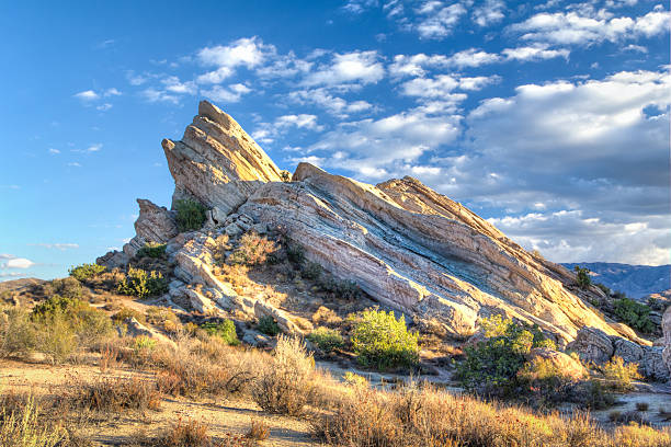 View of Vasquez Rocks in Late Afternoon stock photo