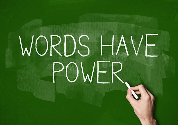 istock Words Have power / Greenboard concept (Click for more) 523618857