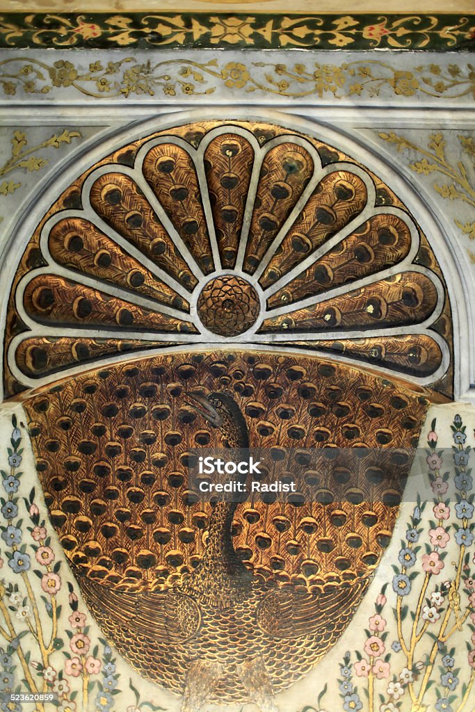 Details of peacock fountain Details of the ancient peacock fountain in Istanbul Ancient Stock Photo