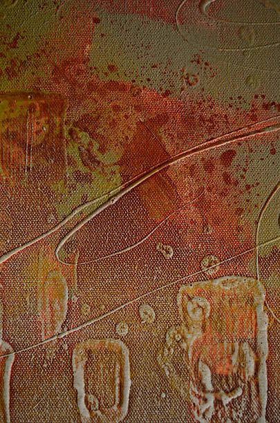 istock Oil painting abstract texture background 523620883