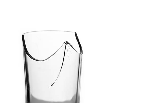 istock Close up of broken glass 523621286