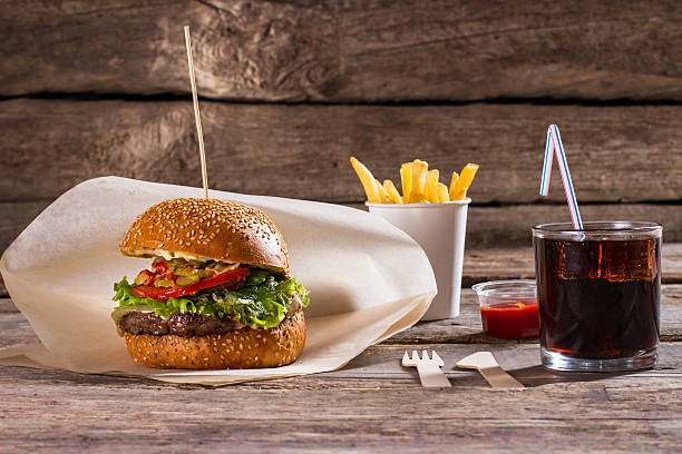istock Burger with fries and cola. 523623158