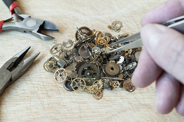 istock Mechanisms of watches 523623178