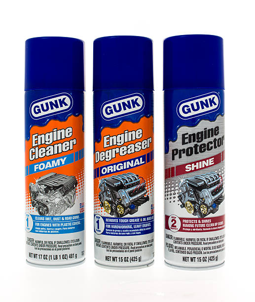 Gunk Engine Cleaners Stock Photo - Download Image Now - Engine, Can,  Cleaner - iStock