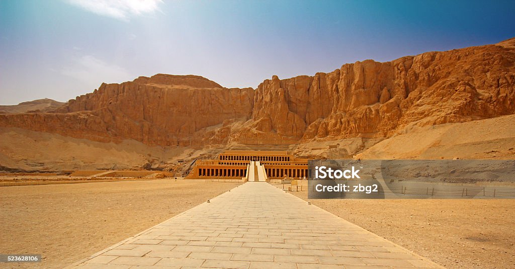 The temple of Hatshepsut near Luxor in Egypt Luxor - Thebes Stock Photo