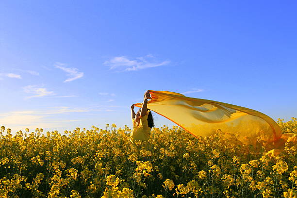 istock Woman enjoying beautiful springtime 523628198