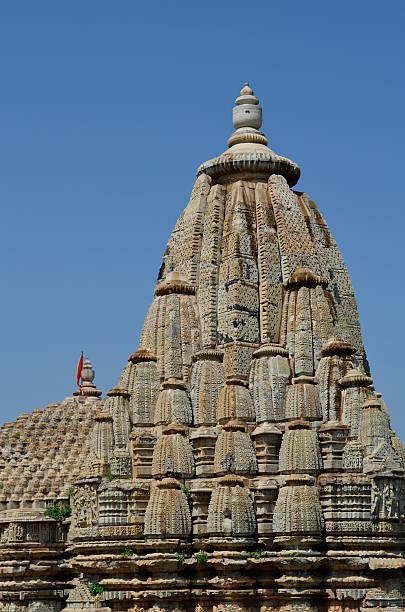 istock Fragment of temple in Chittaurgarh ruins 523629507