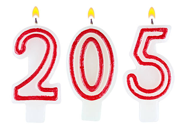 istock candles number two hundred five isolated on white background 523632831