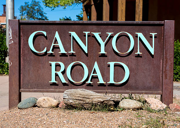 istock Canyon Road Shopping District, Santa Fe New Mexico 523636035