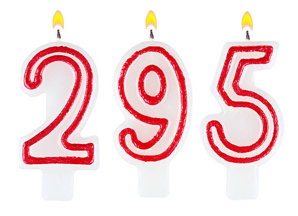 istock candles number two hundred ninety five isolated on white 523636311