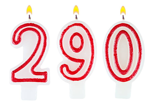 istock candles number two hundred ninety isolated on white background 523645647
