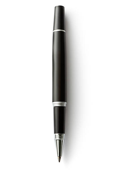 escritório: caneta esferográfica - caneta esferográfica imagens e fotografias de stock