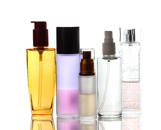 istock Bottle of moisturizer on white background 523650133