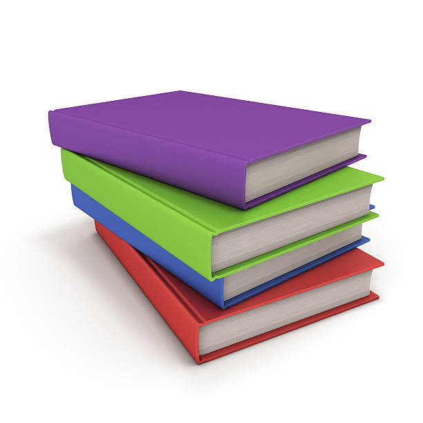 istock Stack of books in color cover. 523650197