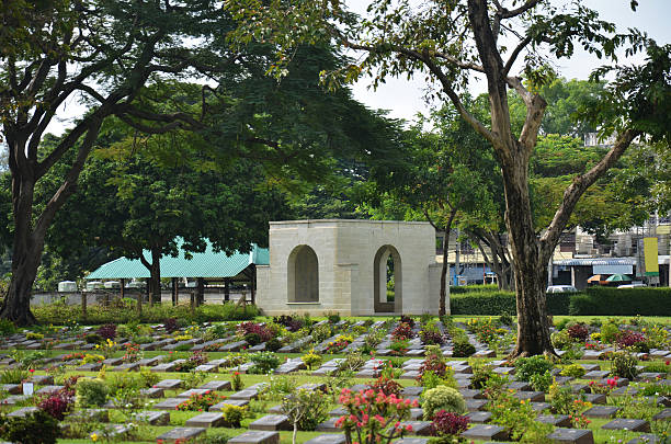 istock Kanchanaburi War Cemetery (Don Rak) Thailand 523650945