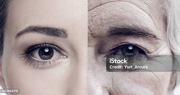 Her Beautiful Soul Never Goes Out Of Style Stock Photo - Download Image Now - Aging Process, Senior Adult, Wrinkled