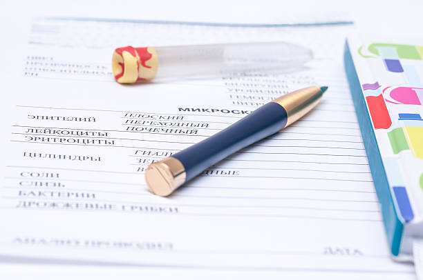 istock Filling in the blood test blank 523657955