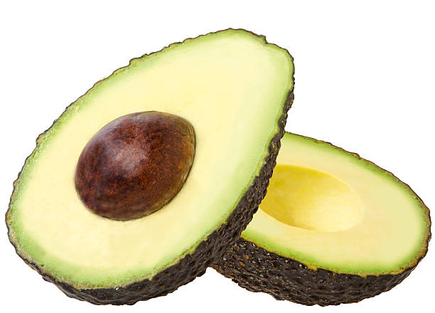 istock Avocados on a white background 523658539