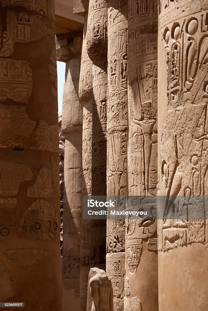 Amazing Karnak Karnak Complex near Luxor - EgyptKarnak Complex near Luxor - Egypt Africa Stock Photo