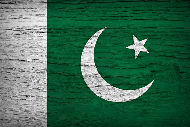 istock Pakistan flag on wood texture background 523659749