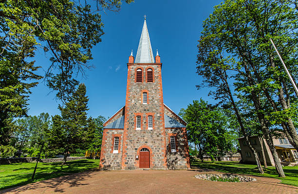 istock Catholic church, building exterior 523659807