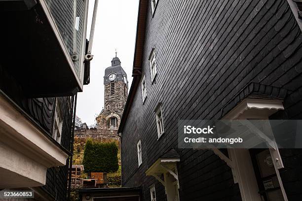 Small Village Of Slate Houses In Germany Stock Photo - Download Image Now - Architecture, Arranging, Building - Activity