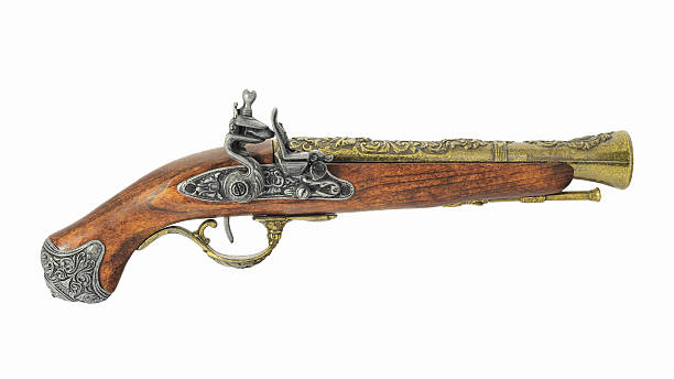 istock Mock of the old pirate pistol 523662087
