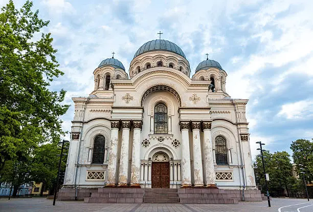 Photo of St. Michael the Archangel church in Kaunas, Lithuania