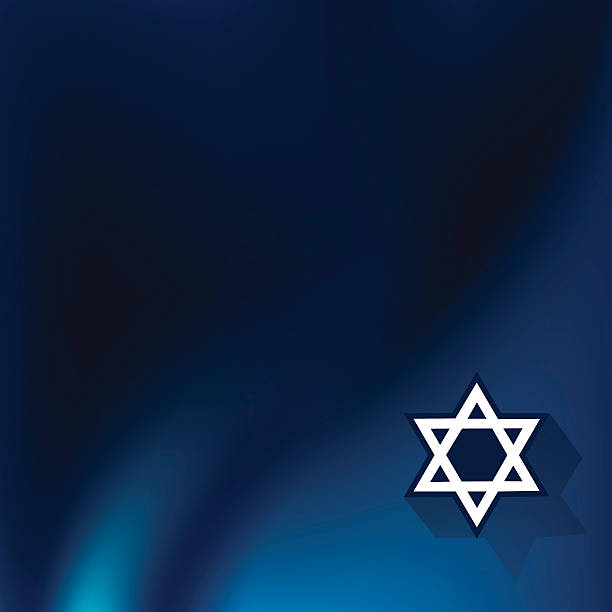 istock Star of David, Judaism Hanukkah Background 523663951