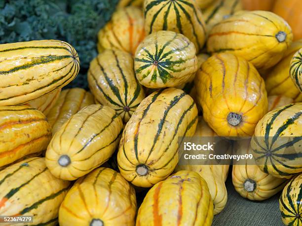 Delicate Squash Stock Photo - Download Image Now - Autumn, Crop - Plant, Farmer's Market